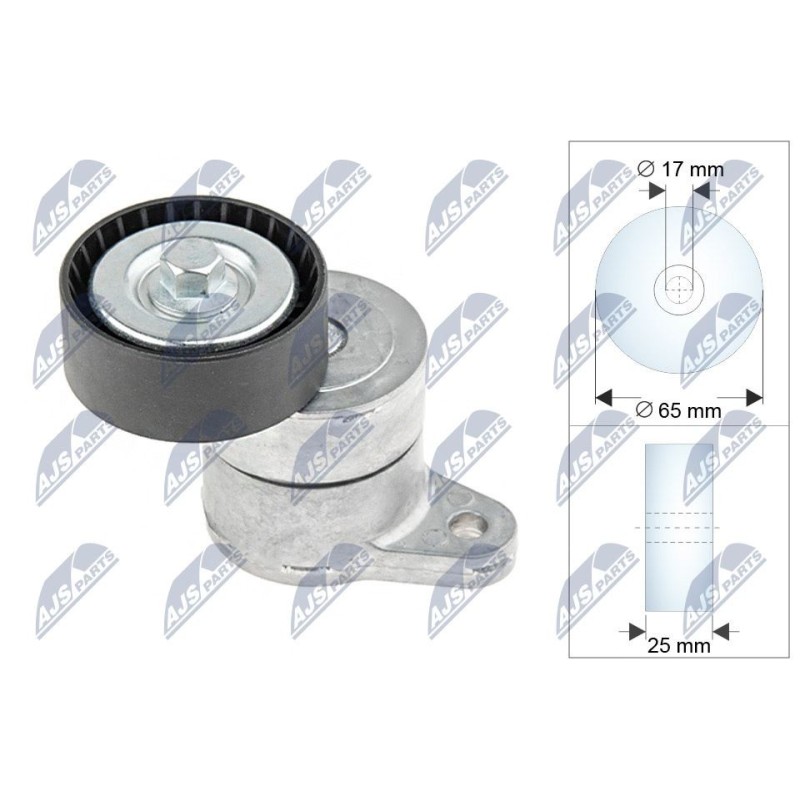 Tendeur De Courroie Poly-v Mitsubishi Lancer 1.8I 16V 2008-02-01-2012 - CR4015, TOA4015, 0 4891 595AA