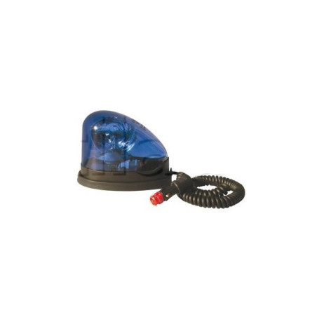Gyrophare rotatif goutte d'eau bleu homologué E2 A1B1001013 - 12 Volts 55 watts