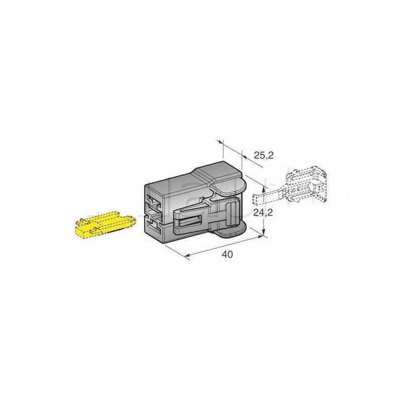 2 -way -Stromverbinder f 2 -way -Stromverbinder f