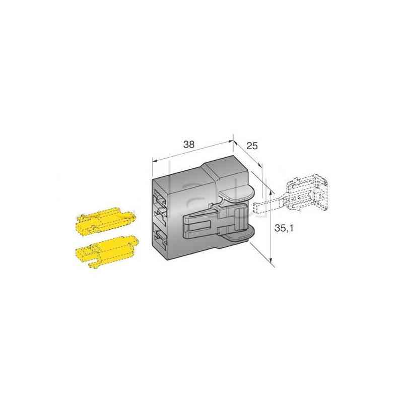 3 -way -Stromverbinder f 3 -way -Stromverbinder f