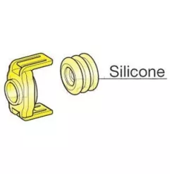 Accessori per sigillatura posteriore di connettori di potenza gialli a 2 vie (10mm2)