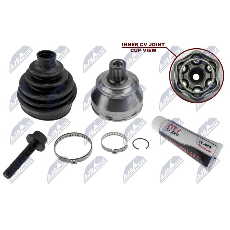 Joint Homocinétique Extérieur AUDI A6 III 2.0 - 4F0 498 099A, AU1137, 3716K
