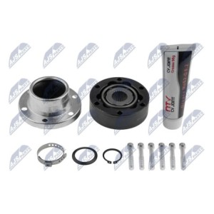 Joint D'arbre De Transmission AUDI QUATTRO A4-A6-A8 VW PASSAT SYNCRO -CLE A CANELURES 25T TROUS 8MM - G8W008PC