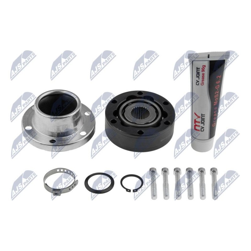 Joint D'arbre De Transmission AUDI QUATTRO A4-A6-A8 VW PASSAT SYNCRO -CLE A CANELURES 25T TROUS 8MM - G8W008PC