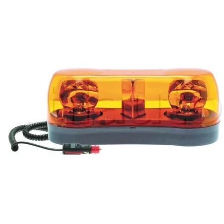 Rampe lumineuse magnétique compacte à ampoules - 10/30 Volts ORANGE