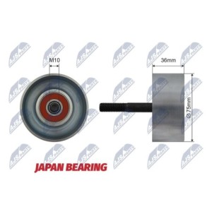 Galet Enrouleur Des Courroies De Distribution NISSAN MURANO 3.5 - NSBP-014, E21024BTA, T36357