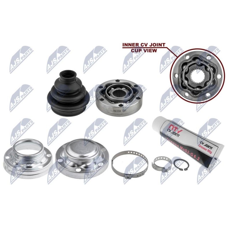Joint Homocinétique Intérieur BMW 1 E81-E82-E87-E88 03-12 - 33217547069, 33217547070, 33217553561