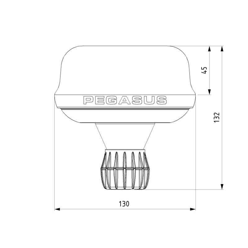 Beacon multi -effetti 8 LED su asta flessibile - 10/30 volt - IP56 Beacon multi -effetti 8 LED su asta flessibile - 10/30 volt - IP56