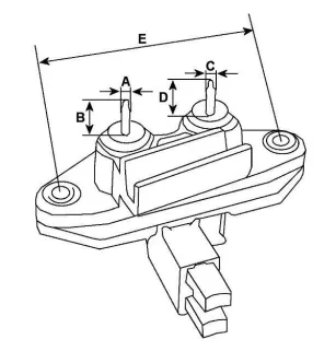 14-Volt-Regler, Bosch 0386192009, Valeo 092867