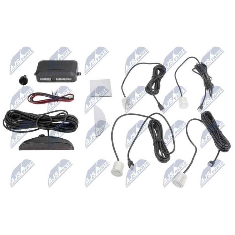 Kit De Capteur De Stationnement UNIVERSEL - 4 CAPTEURS BLANCS