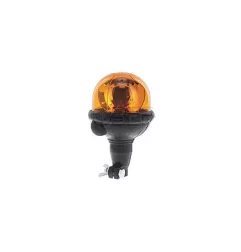 Gyrophare rotatif SATURNELLO sur tige flexible - 12/24 Volts ORANGE
