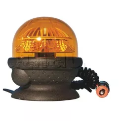 Gyrophare rotatif SATURNELLO à Leds magnétique ORANGE