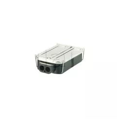 Caja de conexión de materia de plástico con tapa de metal impermeable 6 postes