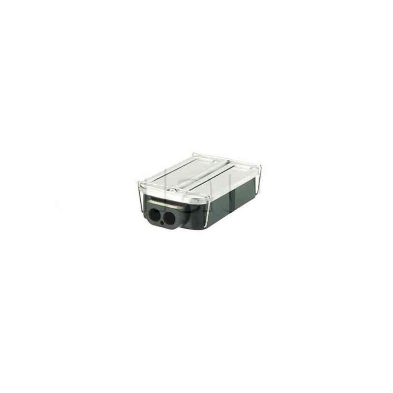 Caja de conexión de materia de plástico con tapa de metal impermeable 6 postes Caja de conexión de materia de plástico con tapa de metal impermeable 6 postes