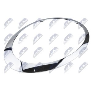Anneau Décoratif De Phare GAUCHE MINI R55-R55N-R56-R56N-R57-R57N-R58-R59 2006-CHROME - 51137149905