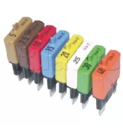 Fusibles disyunador de circuito rearmable universal manualmente 15a