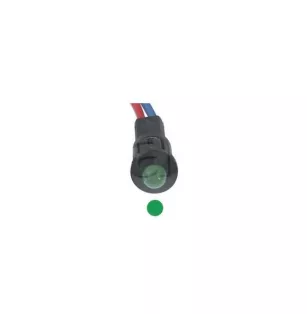 Indicatore di controllo in miniatura verde 24V