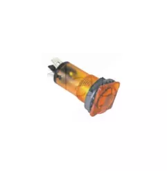 Luci a LED 12 e 24 volt corpi in nylon arancione 12v
