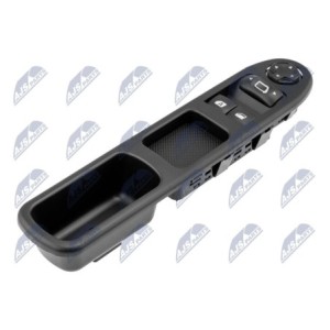 Interrupteur Lève-vitre PEUGEOT 207 2006-13 PINS - 6554 QC, 662432, 662432A