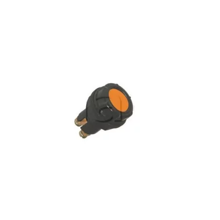 Voyants de contrôle 6, 12 et 24 Volts pour panneau épaisseur maxi 7 mm ORANGE