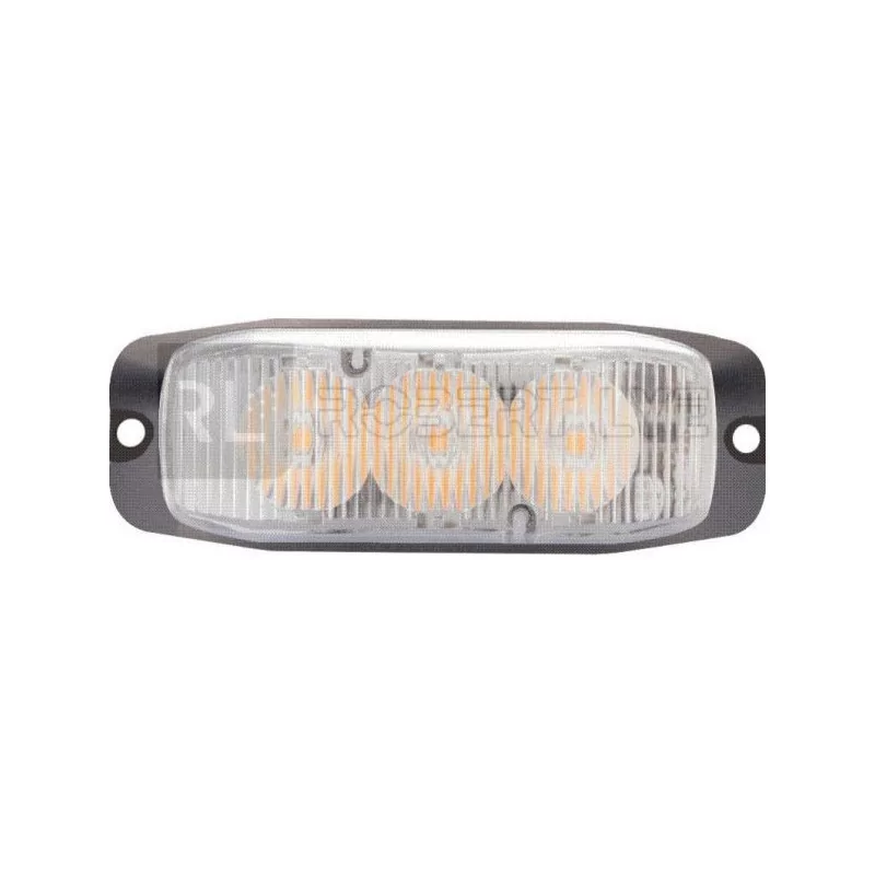 Luz de penetração laranja 3 LEDs - 12/24 Volts - IP67