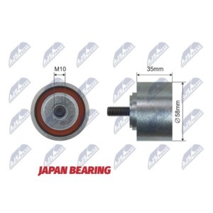 Galet Enrouleur Des Courroies De Distribution CHRYSLER VOYAGER III RG 2.4 - 245-111, 0 4621 997, 0 4694 208