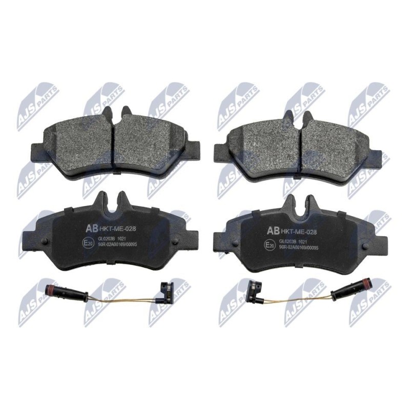 Brakes Plaquettes De Frein Arrière MERCEDES SPRINTER 3T - 37555, 37555OE, P50084