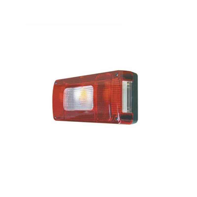 Feu arrière compact à ampoules - 12 Volts - 218 x 100 x 55 mm GAUCHE RECTANGLE