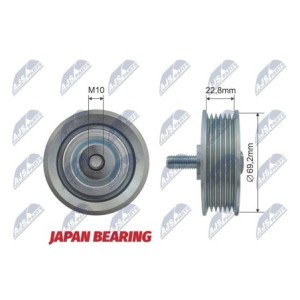 Poulie Tendeur De Courroie Poly V HYUNDAI GRAND SANTA F - 100350, T36410, J1140543