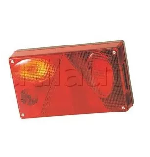 Feu arrière compact à ampoules - 12/24 Volts - 239 x 139 x 59 mm GAUCHE