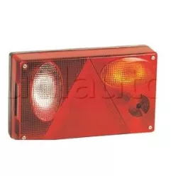 Feu arrière compact à ampoules - 12/24 Volts - 239 x 139 x 59 mm DROIT