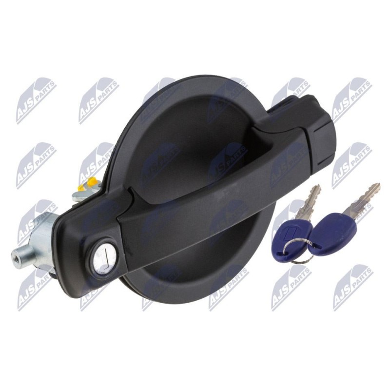 Poignée De Porte Coulissante Extérieure FIAT DOBLO 2000-2010-GAUCHE 2 CLÉS - 132-016-047, 132-016-051, 41.1359