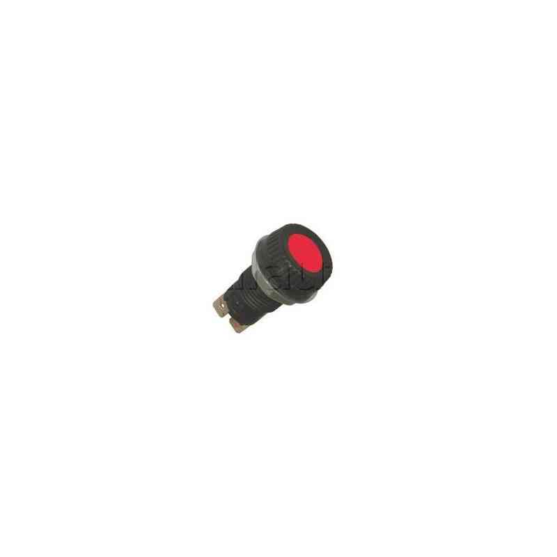 Luzes controladas 6, 12 e 24 volts para o painel de espessura máxima 4 mm vermelho Luzes controladas 6, 12 e 24 volts para o painel de espessura máxima 4 mm vermelho