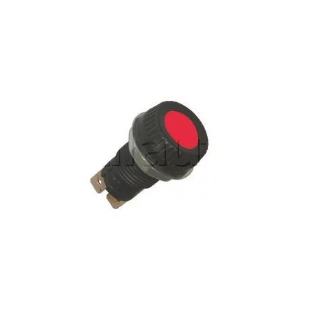 Voyants de contrôle 6, 12 et 24 Volts pour panneau épaisseur maxi 4 mm ROUGE