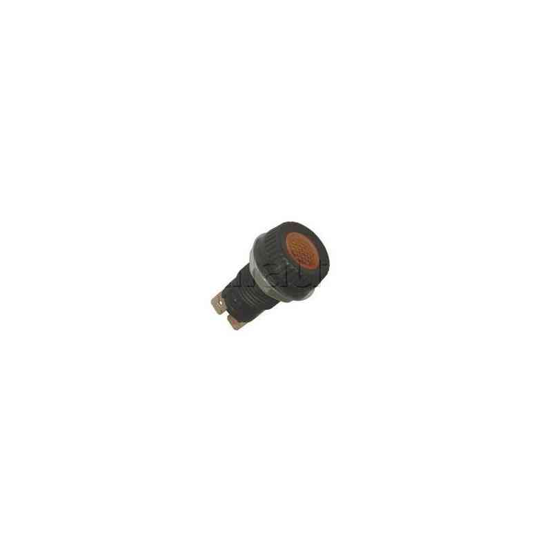Controlled 6, 12 and 24 volts control lights for maximum thickness panel 4 mm orange Controlled 6, 12 and 24 volts control lights for maximum thickness panel 4 mm orange
