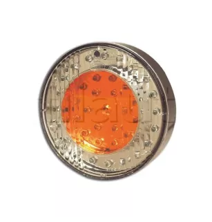 Feu arrière modulaire 38 Leds -12 ou 24 Volts - ø 103 mm - IP68. 12V