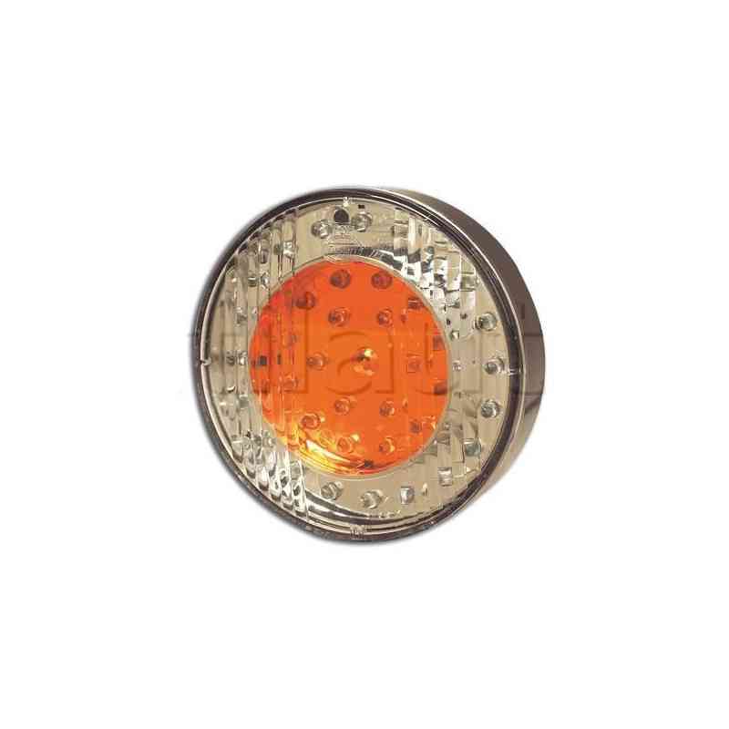 Feu arrière modulaire 38 Leds -12 ou 24 Volts - ø 103 mm - IP68. 24V Feu arrière modulaire 38 Leds -12 ou 24 Volts - ø 103 mm - IP68. 24V
