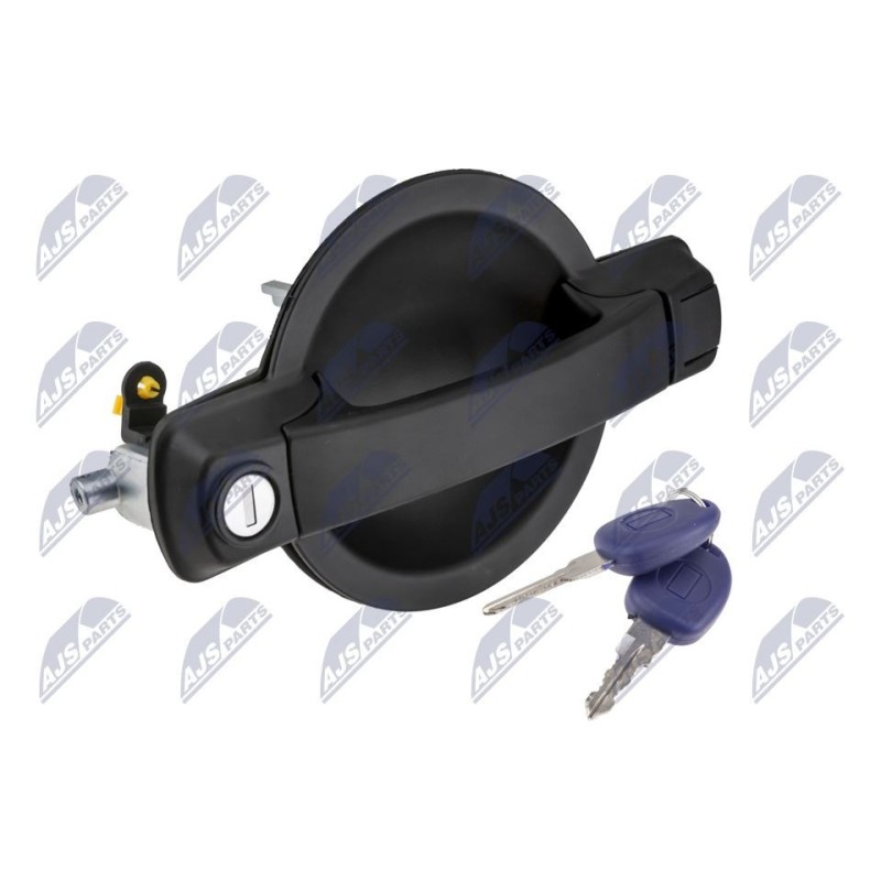 Poignée De Porte Coulissante Extérieure FIAT DOBLO 2000-2010-DROITE 2 CLÉS - 411353, 1209M05N, 735296050