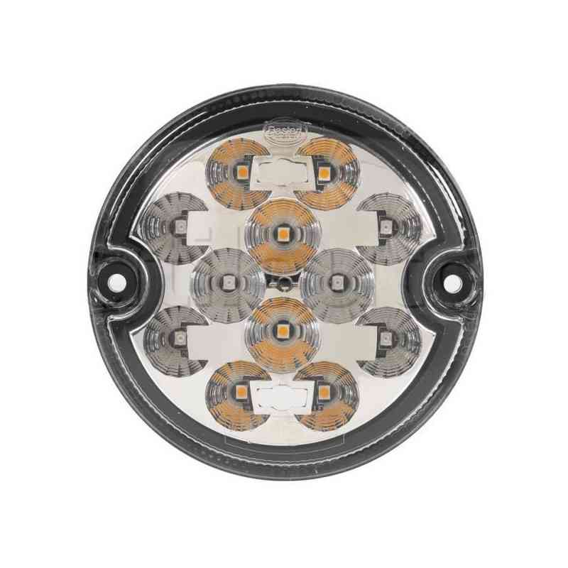 Feu arrière et avant modulaire à Leds - 9/33 Volts - ø 102 mm - IP67 ROND LED