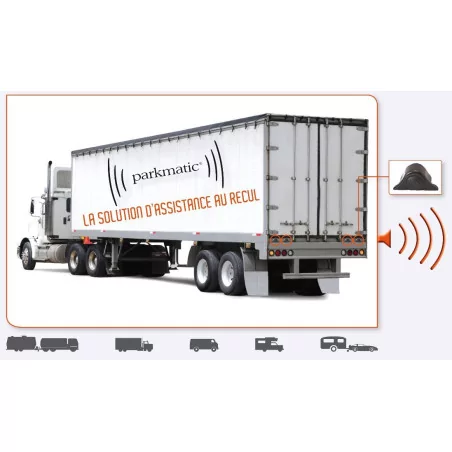 Radar de recul poids lourds et remorques Parkmatic®