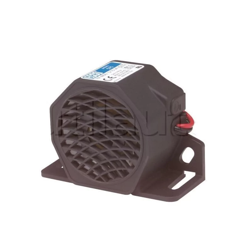 Alarme de recul 12/24 Volts à ultrasons - Multifréquences- IP67 97DB