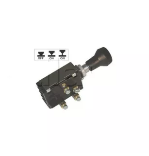 Lighting switch in Tirette - 6 to 24 Volts