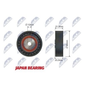 Galet Enrouleur Des Courroies De Distribution TOYOTA AVENSIS T22 97-03 - ADT396508, E22003BTA, 69-69