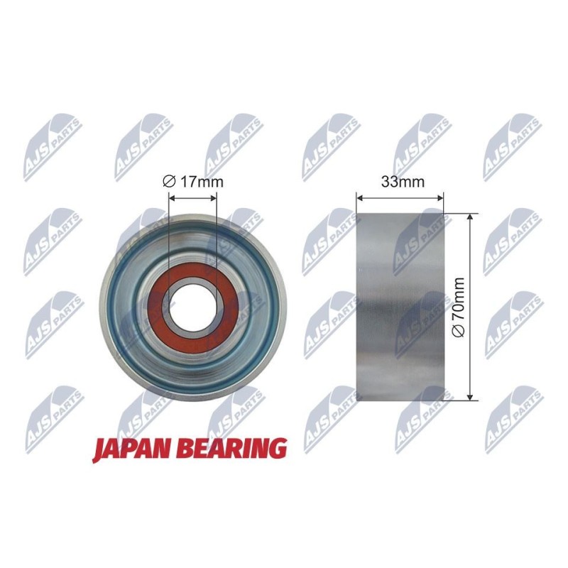 Galet Enrouleur Des Courroies De Distribution HONDA ACCORD 98-02 - YM137430, 128-04-401, RT1722