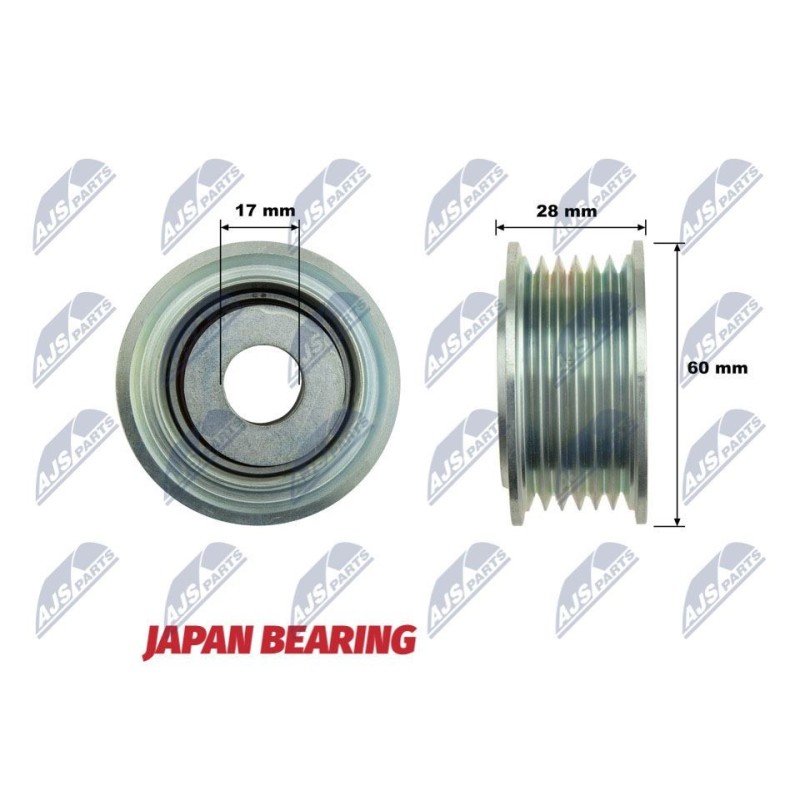 Rouleau De Guidage De Courroie Trapézoïdale VW AMAROK 2HA - T36837, 059903341AH, 059903341R