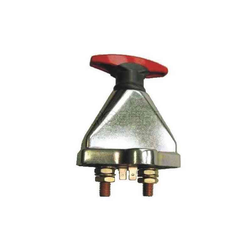 Batería unipolar cortada sin o con participación del alternador