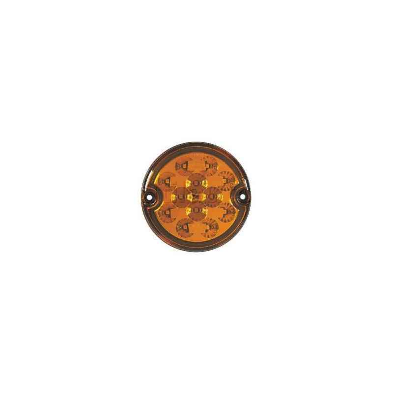 Feu avant modulaire à Leds - 9/33 Volts - ø 95 mm - IP67
