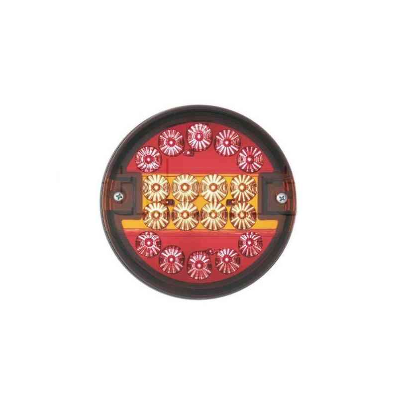 Feu modulaire à Leds avec connecteur AMP - 10/30 Volts - ø 140 mm - IP67