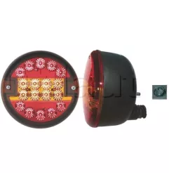 Feu modulaire à Leds avec connecteur AMP - 10/30 Volts - ø 140 mm - IP67