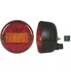 Feu modulaire à Leds avec connecteur AMP - Version économique - 10/30 Volts - ø 140 mm - IP67